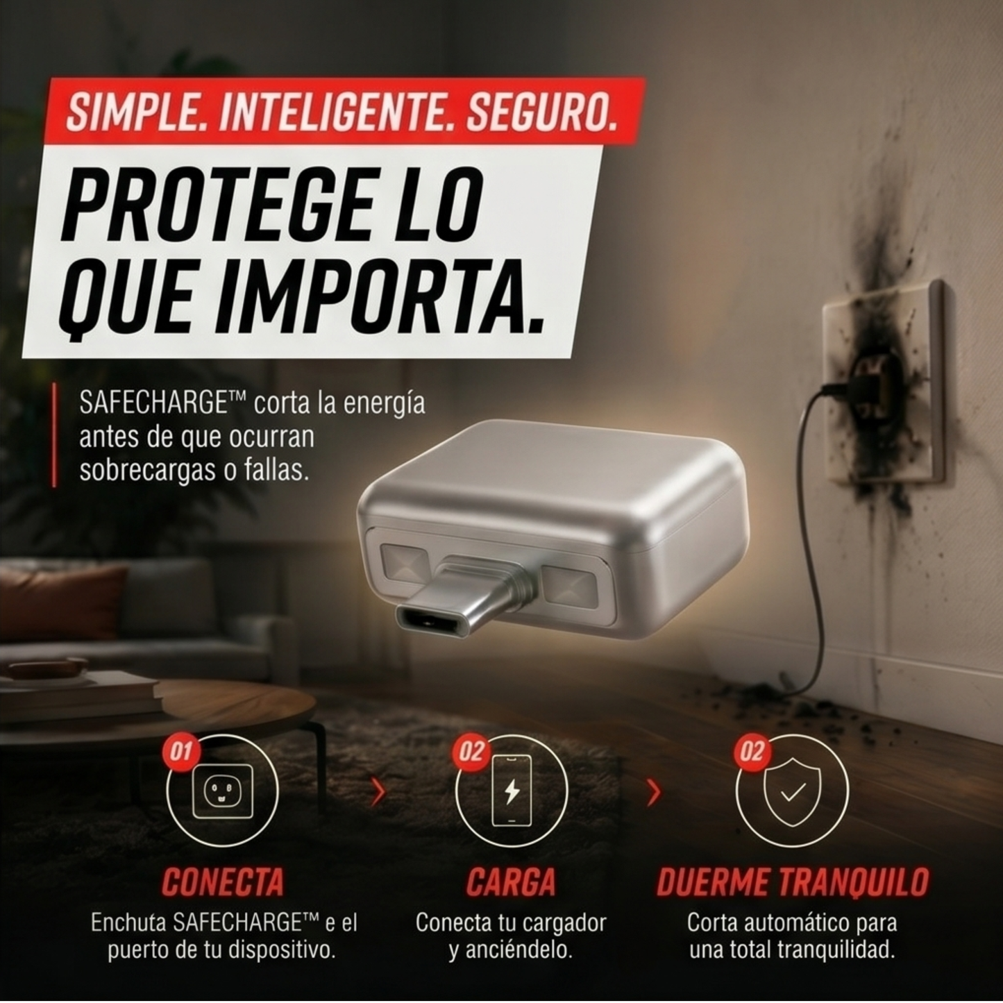 Adaptador IA Safecharge (Tipo C)